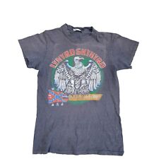 LYNYRD SKYNYRD Vintage Tour Concert Band Rock Shirt, Paper 80s Mens Small