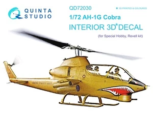 Calcomanía interior Quinta Studio QD72030 3D AH-1G Cobra (Hobby/Revell especial) 1/72 - Imagen 1 de 11