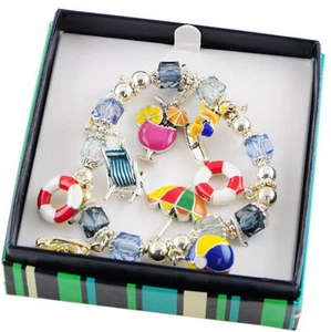 PULSERA PLATA DESCONTRAÍDA Y EN COLORES - Picture 1 of 1