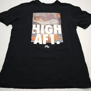 Nike Shirt Size Medium High AF1. Mens Black - Picture 1 of 6