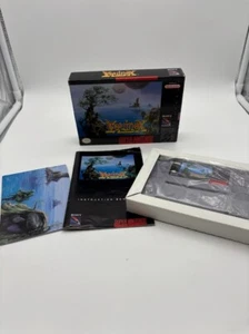 SNES CIB EQUINOX SUPER NINTENDO COMPLETO DI SCATOLA + Poster! PULITO - Foto 1 di 17