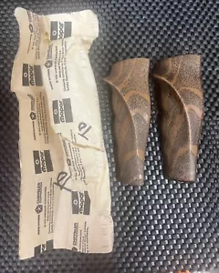 Hand Dyed Wood Grain Pistol Grips & Screws HURST OEM NEW Mopar Shifter Handles - Picture 1 of 13