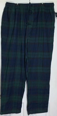New Harbor Bay Men leisure pants 2XL flannel plaids Pajamas/lounge cotton pants — 第 1/4 张图片