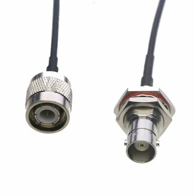 RF Cable BNC female nut bulkhead to TNC male RG316 6"~10FT for radio antenna - Image 1 of 4