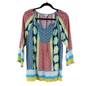 Crown & Ivy Tunika Top Small Boho mehrfarbig Damen gebraucht, in einwandfreiem Zustand - Bild 1 von 7