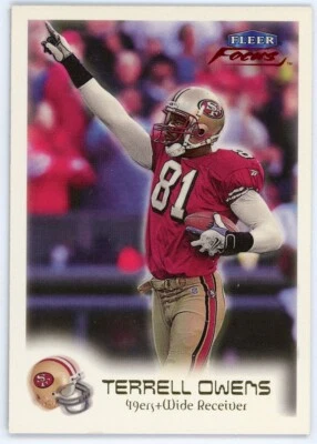 1999 Fleer Focus Terrell Owens #69 HOF - Image 1 of 2