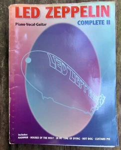 LED ZEPPELIN COMPLETO 2 Acordes TABS Guitarra Tablatura Música WB Cancionero SC EN MUY BUENA CONDICIÓN+ - Imagen 1 de 6