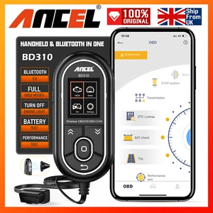 ANCEL BD310 OBD2 Bluetooth 5.0 Auto Car Fault Diagnostic Scan Tool Battery Test - Picture 1 of 17