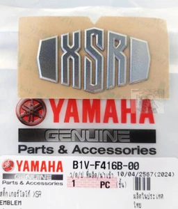 Yamaha XSR XSR155 Tank Emblem 3D Silver Sticker PVC New - Picture 1 of 3