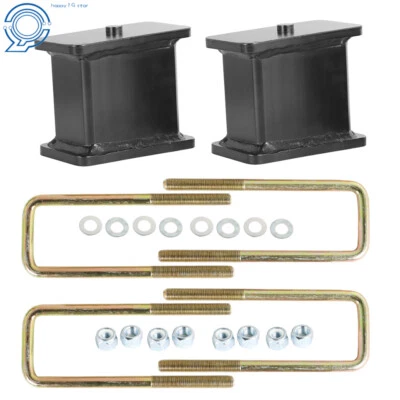 Kit de bloques de elevación traseros de 4" con uboltos 1999-07 para GMC Sierra 1500 1988-99 GMC K1500 Foto 1 de 4