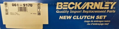 Clutch Kit Set - Beck/Arnley 061-9170 - image 1 of 2