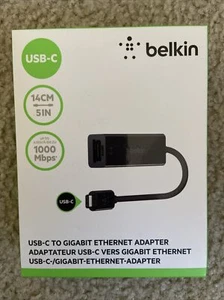Belkin USB Type-C to Gigabit Ethernet Adapter - Picture 1 of 2