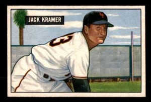 1951 Bowman #200 Jack Kramer - EX-MT