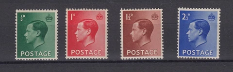 GB KEVIII 1936 Set SG457/460 MLH BP5154 Cover