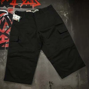 *ROYAL BLUE* (BLACK) ~CHOLO~ ANKLE BURNER STYLE SHORTS (LOW-LOW) (Cargo) - Bild 1 von 6