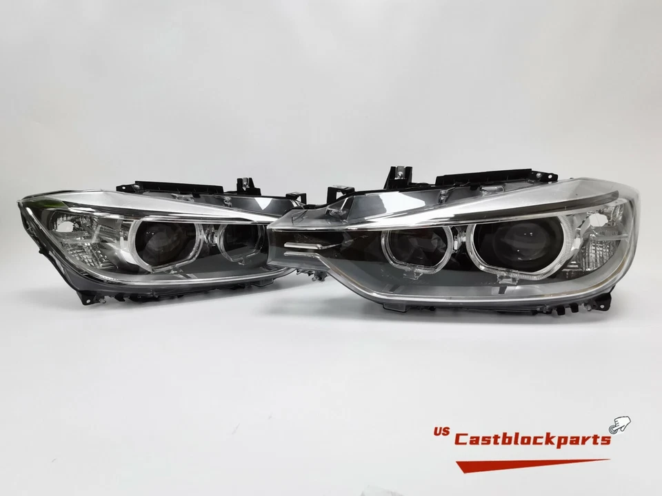 11 12 13 14 15 BMW Serie 3 320 350 328 F30 Xenón HID Faro Adaptable L+R Fabricante de Equipo Original Foto 1 de 4