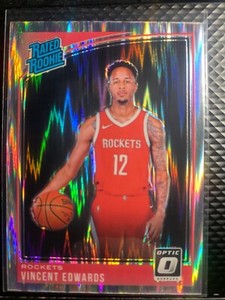 2018-19 Donruss Optic #165 Vincent Edwards  Shock Prizm Rated Rookie 