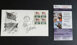 Tom Brokaw signed 1970 American Flag Stamp First Day Cover - Jsa - Picture 1 of 3