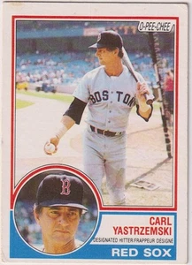 1983 O-pee-chee MLB #4 Carl Yastrzemski Red Sox MVP HOF - Bild 1 von 2