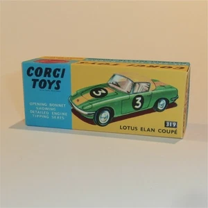 Corgi Toys  319 Lotus Elan Hardtop Coupe Repro Box - Picture 1 of 5