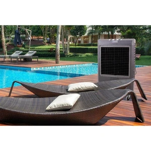 Swamp Cooler Evaporative Air Portable Commercial Fan 5300 CFM 3-Speed 1600 sq ft - Picture 1 of 4