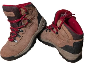 Botas de Senderismo Columbia Youth Newton Ridge Gamuza Rojo Alce Montaña Talla 5 Impermeables - Imagen 1 de 6