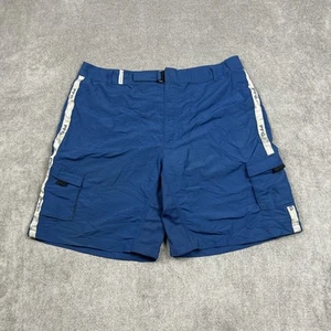 Pantalones Cortos Columbia PFG Para Hombres Gran Rendimiento Equipo de Pesca Azul Carga Nylon 36x10 - Imagen 1 de 7