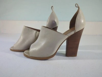 Plataforma Aldo Tacón Bloque Cuero Mujer Talla 8.5 Beige Tostado Ligeramente Usado Foto 1 de 4