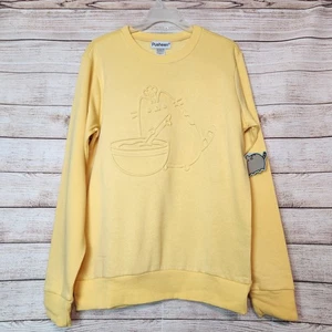 2019 NWT Pusheen Box Exclusive Embossed Crew Neck Sweatshirt Size XS - Picture 1 of 14