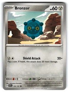 2024 Pokemon Bronzor #126/191 - Picture 1 of 2