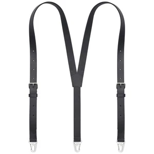 Tirantes de cuero de grano completo NUTUCH para hombre | Tirantes de moda para padrinos de boda - Imagen 1 de 7