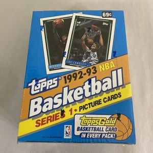 1992-93 Topps Basketball Series 1 Sealed Box Jordan Topps Gold Chance - Picture 1 of 7