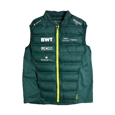 Aston Martin Formula One Racing Jacket Mens Vest Puffer Gilet Body Warmer M - Image 1 of 4