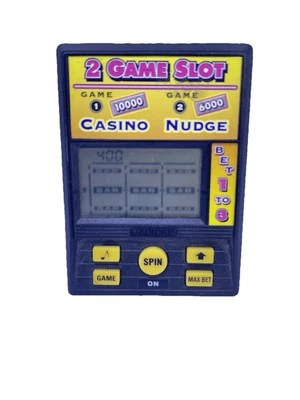 Vintage 90s RADICA Pocket Slots Electronic Handheld Game Model # 1370- WORKS - Image 1 of 4