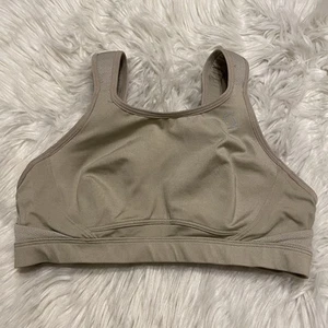 Moving Comfort 32C Sports Bra Tan Maia Underwire Back Closure 350054 - Picture 1 of 6
