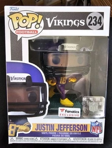 Funko POP! Justin Jefferson 234 Fanatics Esclusiva NFL Minnesota Vikings - Foto 1 di 3
