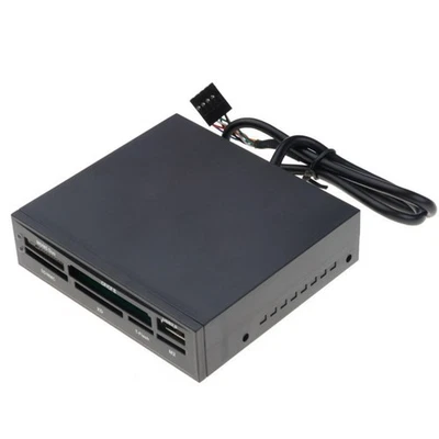 Für PC Gehäuse eingebauter Kartenleser USB HUB TFlash Speicherkartenschreiber Adapter 5862 - Bild 1 von 4