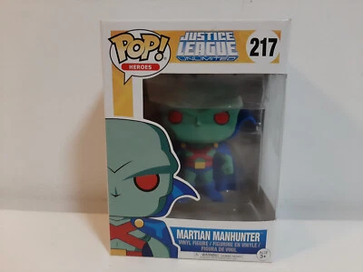 Figura Vinilo Pop Héroes Pop Liga de la Justicia Unlimited Martian Manhunter # 217 Foto 1 de 4