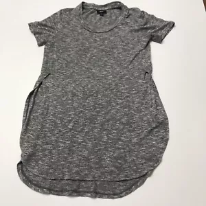Massimo Gray And White Crew Neck T-Shirt Women’s  Short Sleeve Size XS - Picture 1 of 9
