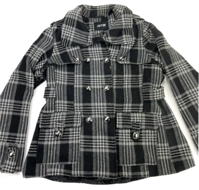 Abrigo Chaqueta Apt 9 Grande Para Mujer Chaquetón Mezcla Poliéster Doble Pecho Forrado Foto 1 de 4