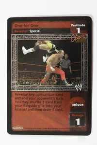 WWE Raw Deal CCG No Way Out v19 One for One Foil #111 NM - Picture 1 of 2