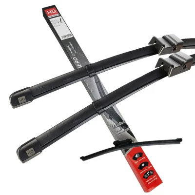 Wiper Blades fit VW Golf Plus 2009-2014 | HQ Windscreen Window Wipers 3pcs - Image 1 of 4