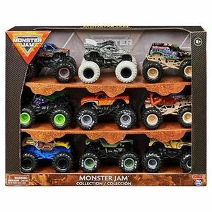 Target MONSTER JAM 9 Camiones Colección 1:64 DRAGONOID GRAVE EXCAGGER Zombie - Imagen 1 de 2