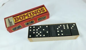 Vintage Halsam Dominosteine.  Set No 610-W.Made in USA.  Komplettes 6-6 Set. - Bild 1 von 3