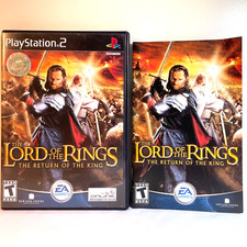 THE LORD OF THE RINGS: THE RETURN OF THE KING (2003) PS2 - Case & Manual Only