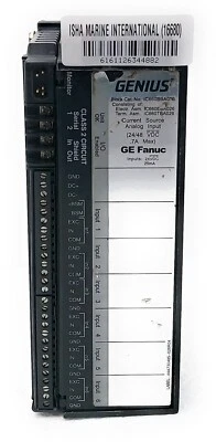 Genius IC660TBA026M Terminal Module CUR SRC ANLG IN24/48VDC/PWR - Image 1 of 4