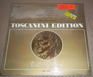 Toscanini VERDI Te Deum BOITO Mefistofele Prolog - RCA AT 131 SEALED - Picture 1 of 2