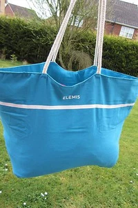 ELEMIS BLUE TOTE/BEACH/SHOULDER BAG ~ NEW - Picture 1 of 4