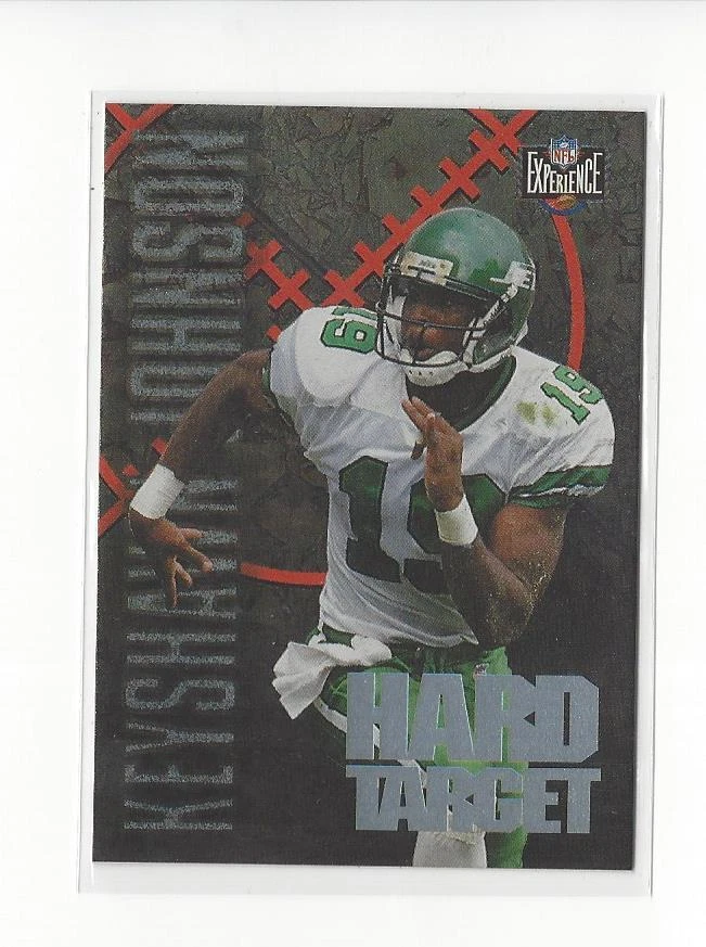 1997 Score Board NFL Experience Hard Target #2 Keyshawn Johnson Jets - Image 1 of 1