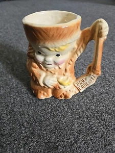 Vintage 1950s Davy Crockett McCoy Pottery Ceramic Mug - Picture 1 of 5